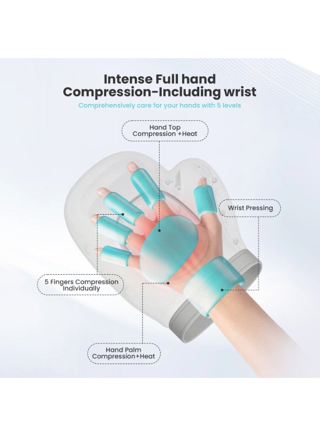 COMFIER Wireless Hand Massager with Heat and Compression – Cordless Electric Hand and Wrist Massager with Heat, Air Compression Therapy for Arthritis and Carpal Tunnel, Finger and Palm Relief, Rechargeable ideal for Gift by Comfier - Image 2